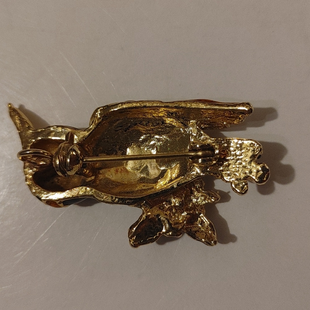 Bird On A Branch Brooch - Picture 3 of 5